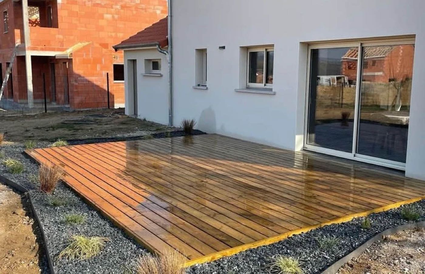 Création d'une terrasse en bois
